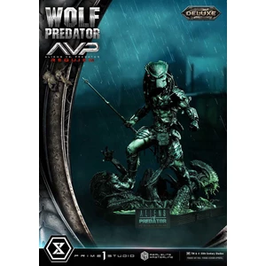 Prime 1 Studio Aliens vs Predator Requiem Real Elite Masterline 1/3 Scale Aliens vs Predator Requiem Wolf Predator Deluxe Version 