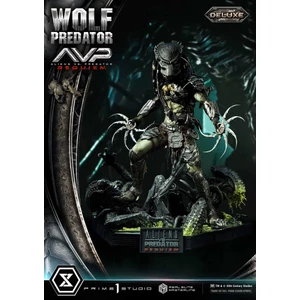 Prime 1 Studio Aliens vs Predator Requiem Real Elite Masterline 1/3 Scale Aliens vs Predator Requiem Wolf Predator Deluxe Version 