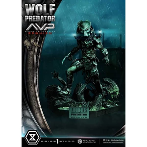 Prime 1 Studio Aliens vs Predator Requiem Real Elite Masterline 1/3 Scale Aliens vs Predator Requiem Wolf Predator Deluxe Version 