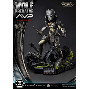 Prime 1 Studio Aliens vs Predator Requiem Real Elite Masterline 1/3 Scale Aliens vs Predator Requiem Wolf Predator Deluxe Version 