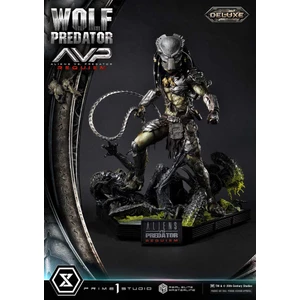 Prime 1 Studio Aliens vs Predator Requiem Real Elite Masterline 1/3 Scale Aliens vs Predator Requiem Wolf Predator Deluxe Version 