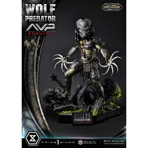 Prime 1 Studio Aliens vs Predator Requiem Real Elite Masterline 1/3 Scale Aliens vs Predator Requiem Wolf Predator Deluxe Version 