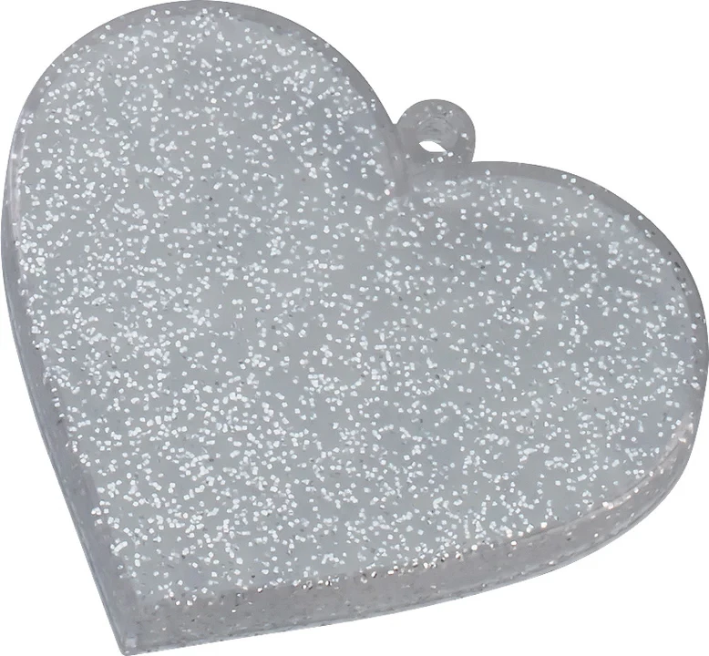 Nendoroid More Heart Base Silver Glitter 