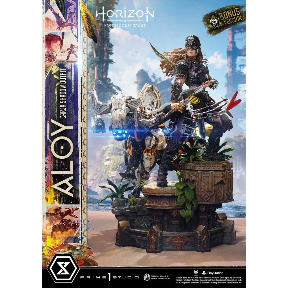 1/3 Scale Real Elite Masterline Horizon Forbidden West Aloy Carja Shadow Outfit DX Bonus Version 