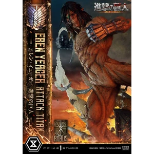 Prime 1 Studio Non Scale Ultimate Diorama Masterline TV animation Attack on Titan Eren Yeager Attack Titan Bonus Version 