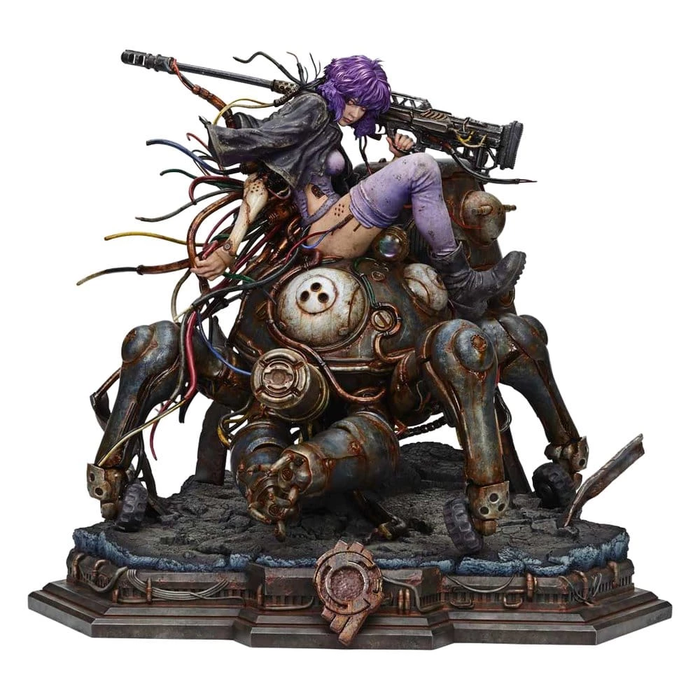 1/4 Scale The Legend of Beauty and the Beast GHOST IN THE SHELL STAND ALONE COMPLEX Motoko Kusanagi & Tachikoma  Art by Entei Ryu   Character color version Bonus Version 