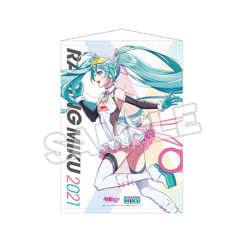Good Smile Racing Racing Miku 2021 Ver. Tapestry Key Visual Side 