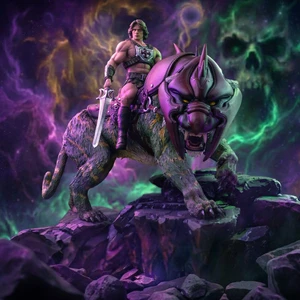 Iron Studios Masters of the Universe 1/10 Art Scale He-Man and Battle Cat 