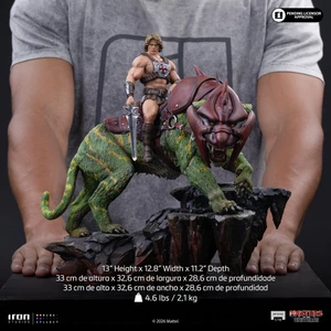 Iron Studios Masters of the Universe 1/10 Art Scale He-Man and Battle Cat 
