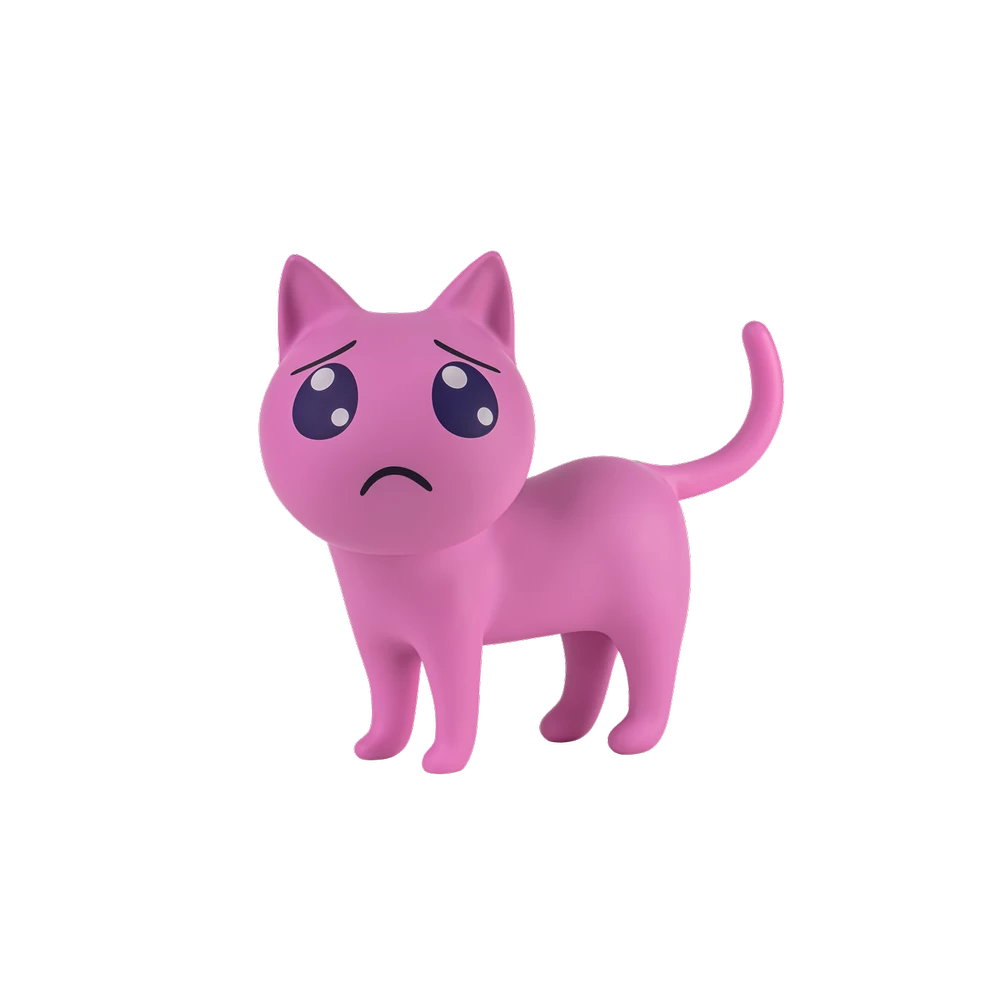 NEEDY GIRL OVERDOSE Soft vinyl Pien Cat  