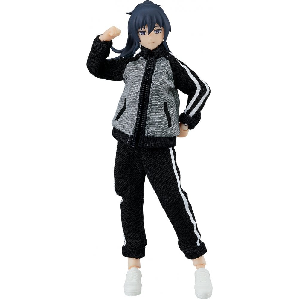 Max Factory figma Styles figma Female Body Makoto with Tracksuit & Tracksuit Skirt Outfit 