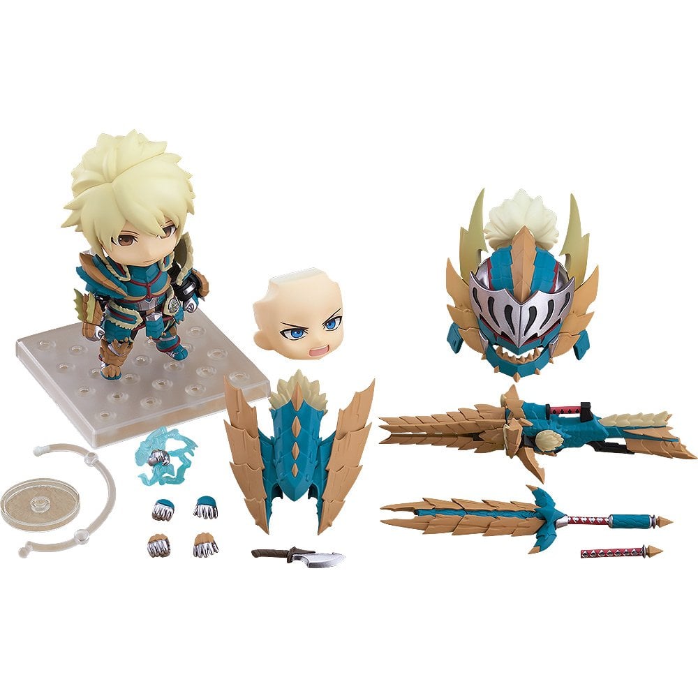 Good Smile Company Monster Hunter World Iceborne Nendoroid Hunter Male Zinogre Alpha Armor Ver. DX 