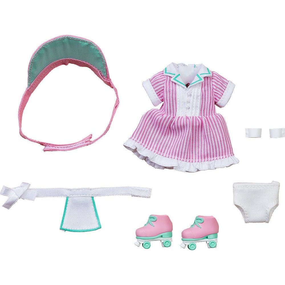 Original Character Nendoroid Doll Outfit Set Diner - Girl (Pink) 
