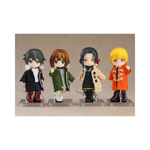 Good Smile Company Original Character Nendoroid Doll Warm Clothing Set Boots & Mod Coat (Black) 
