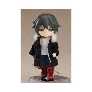 Good Smile Company Original Character Nendoroid Doll Warm Clothing Set Boots & Mod Coat (Black) 