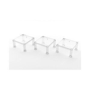 Good Smile Company The Simple Stand for Figures & Models 3-Pack Build-On Type (Translucent) 