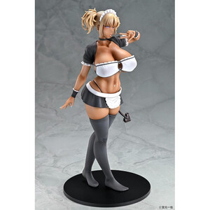 Q-Six Original Character 1/6 Scale Black Gal Maid Succubus Cocoa 