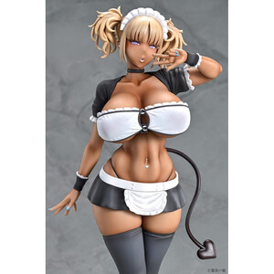 Q-Six Original Character 1/6 Scale Black Gal Maid Succubus Cocoa 