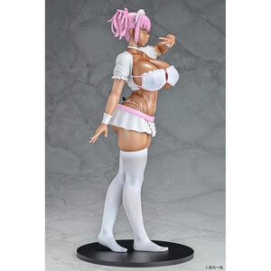 Q-Six Original Character 1/6 Scale Black Gal Maid Succubus Cocoa Pink Ver. 