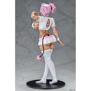 Q-Six Original Character 1/6 Scale Black Gal Maid Succubus Cocoa Pink Ver. 