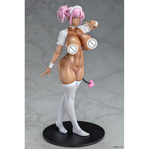 Q-Six Original Character 1/6 Scale Black Gal Maid Succubus Cocoa Pink Ver. 