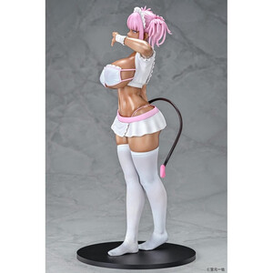 Q-Six Original Character 1/6 Scale Black Gal Maid Succubus Cocoa Pink Ver. 