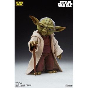 SideShow Collectibles Star Wars The Clone Wars 1/6 Scale Action Figure Yoda 