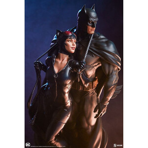 SideShow Collectibles DC Comics Diorama Batman & Catwoman 