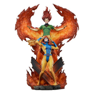 SideShow Collectibles Marvel Maquette Phoenix and Jean Grey 