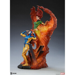 SideShow Collectibles Marvel Maquette Phoenix and Jean Grey 