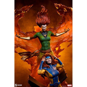 SideShow Collectibles Marvel Maquette Phoenix and Jean Grey 