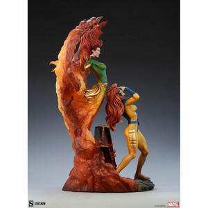 SideShow Collectibles Marvel Maquette Phoenix and Jean Grey 