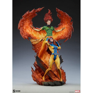 SideShow Collectibles Marvel Maquette Phoenix and Jean Grey 