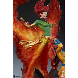 SideShow Collectibles Marvel Maquette Phoenix and Jean Grey 