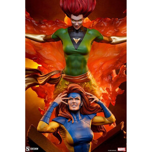 SideShow Collectibles Marvel Maquette Phoenix and Jean Grey 