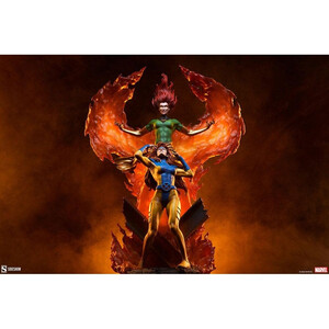 SideShow Collectibles Marvel Maquette Phoenix and Jean Grey 