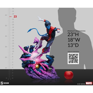 SideShow Collectibles Marvel Premium Format Nightcrawler - Damaged packaging 