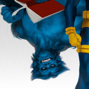 SideShow Collectibles Marvel Unframed Art Print Fall of the House of X 