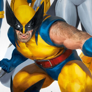 SideShow Collectibles Marvel Unframed Art Print Fall of the House of X 