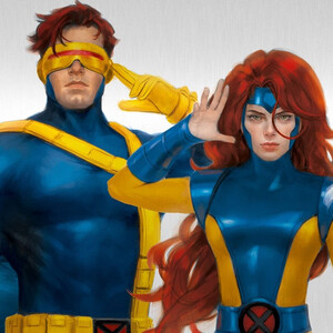 SideShow Collectibles Marvel Unframed Art Print Fall of the House of X 