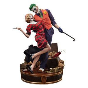 SideShow Collectibles DC Comics 1/5 Scale Mythos The Joker and Harley Quinn: Lawless Love 