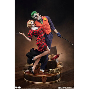 SideShow Collectibles DC Comics 1/5 Scale Mythos The Joker and Harley Quinn: Lawless Love 