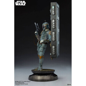 SideShow Collectibles Star Wars Premium Format Boba Fett and Han Solo in Carbonite 