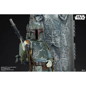 SideShow Collectibles Star Wars Premium Format Boba Fett and Han Solo in Carbonite 