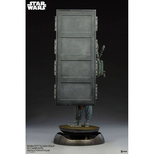 SideShow Collectibles Star Wars Premium Format Boba Fett and Han Solo in Carbonite 