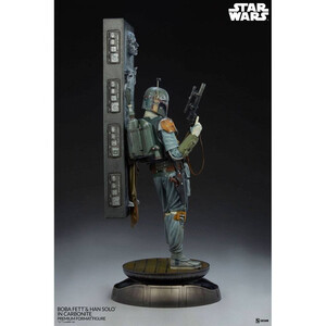 SideShow Collectibles Star Wars Premium Format Boba Fett and Han Solo in Carbonite 
