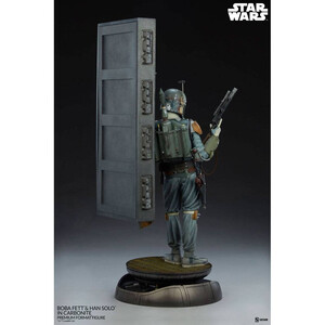 SideShow Collectibles Star Wars Premium Format Boba Fett and Han Solo in Carbonite 