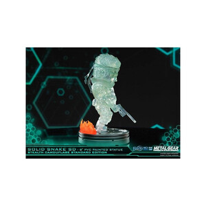 First 4 Figures Metal Gear Solid SD Solid Snake Stealth Camouflage Ver 