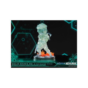 First 4 Figures Metal Gear Solid SD Solid Snake Stealth Camouflage Ver 