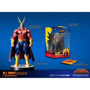 First 4 Figures My Hero Academia All Might Silver Age 